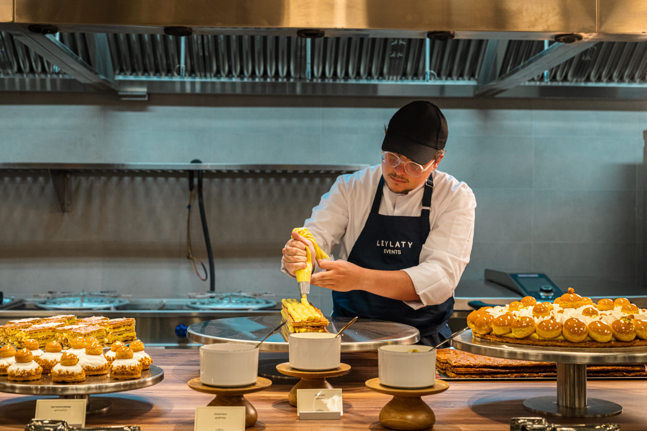 Live Cooking Stations in Riyadh — Leylaty Events Riyadh